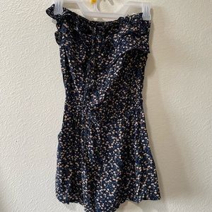 Floral tube jumpsuit